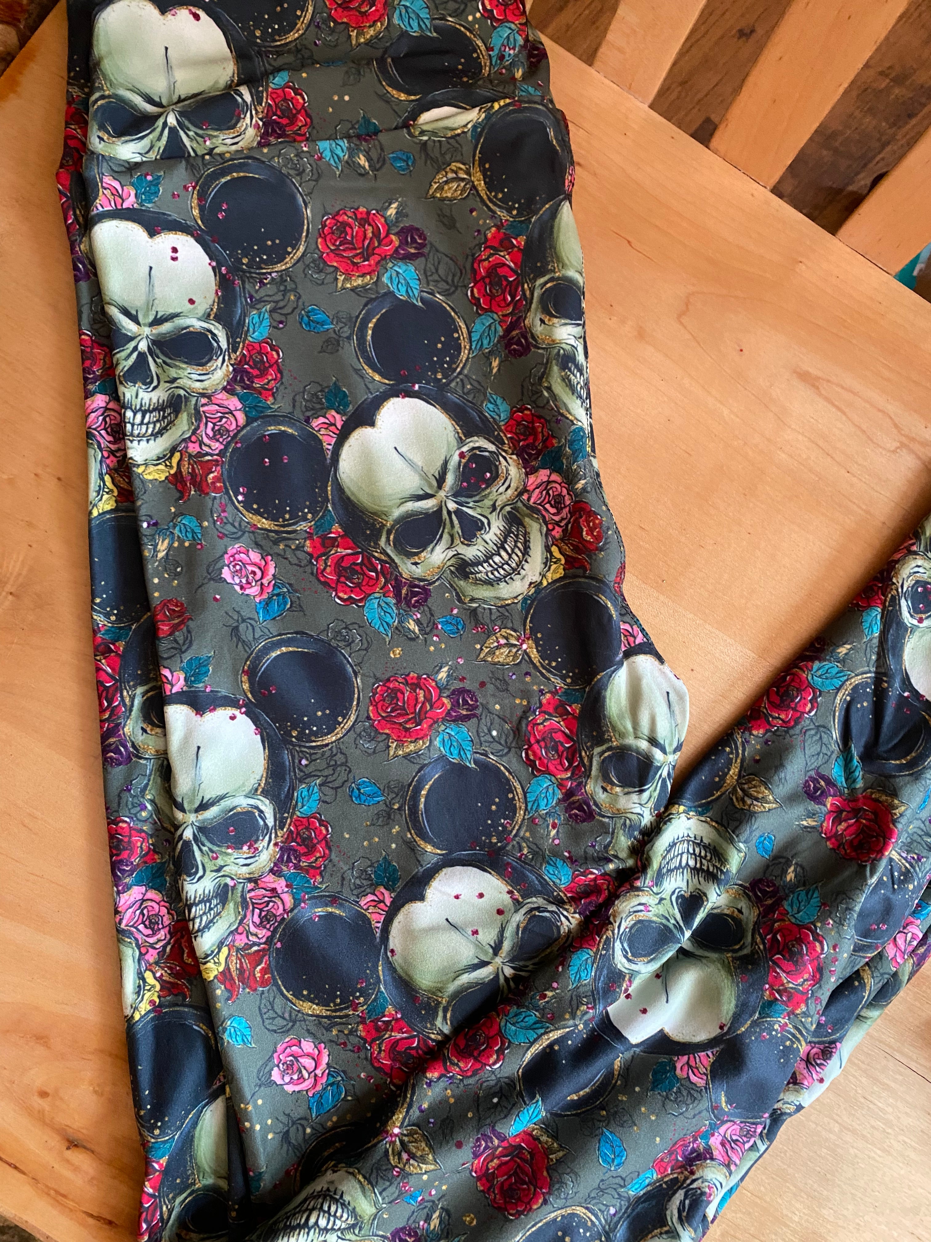 Skull ears os leggings