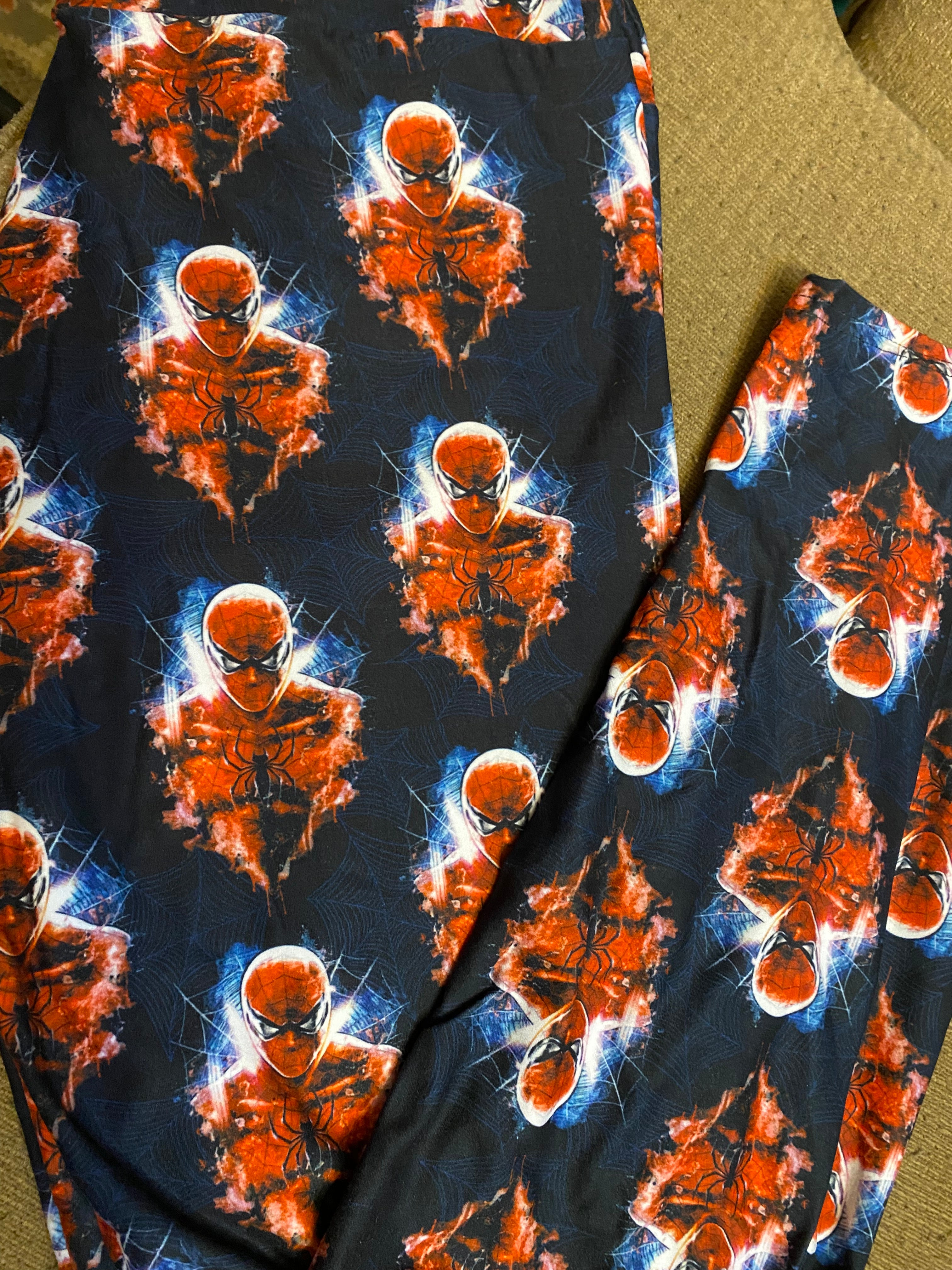 Man spider leggings