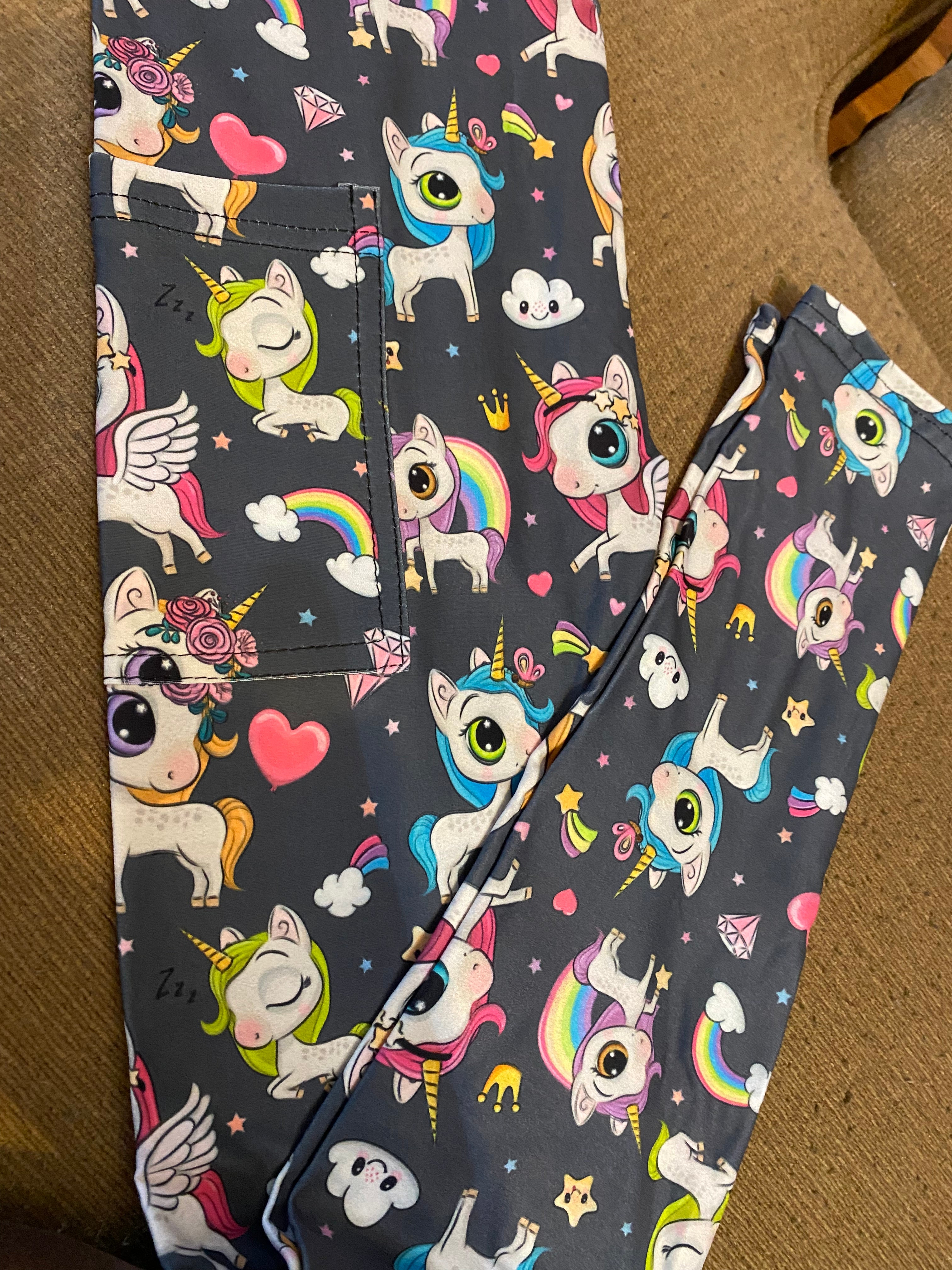 Magical unicorns kids l/xl leggings