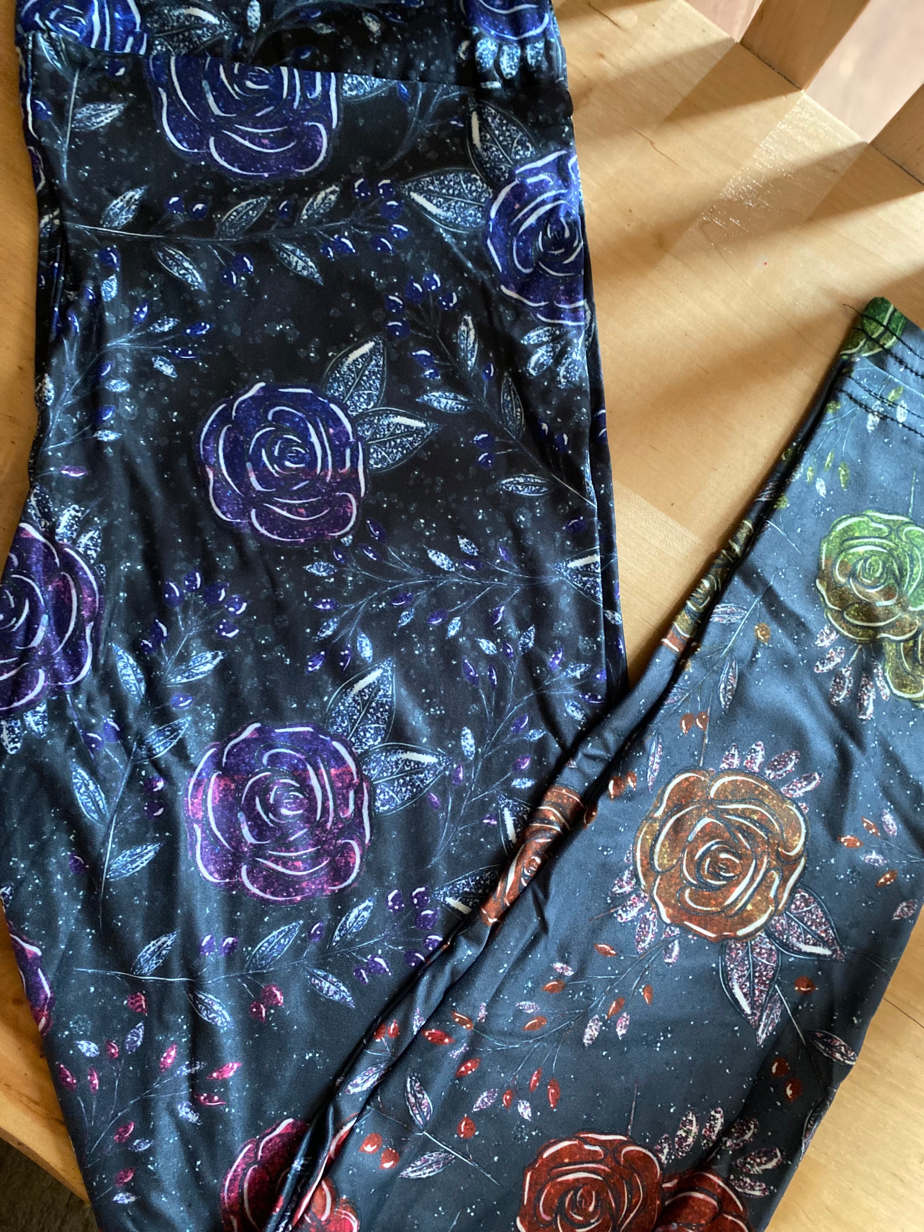 Ombré  roses leggings