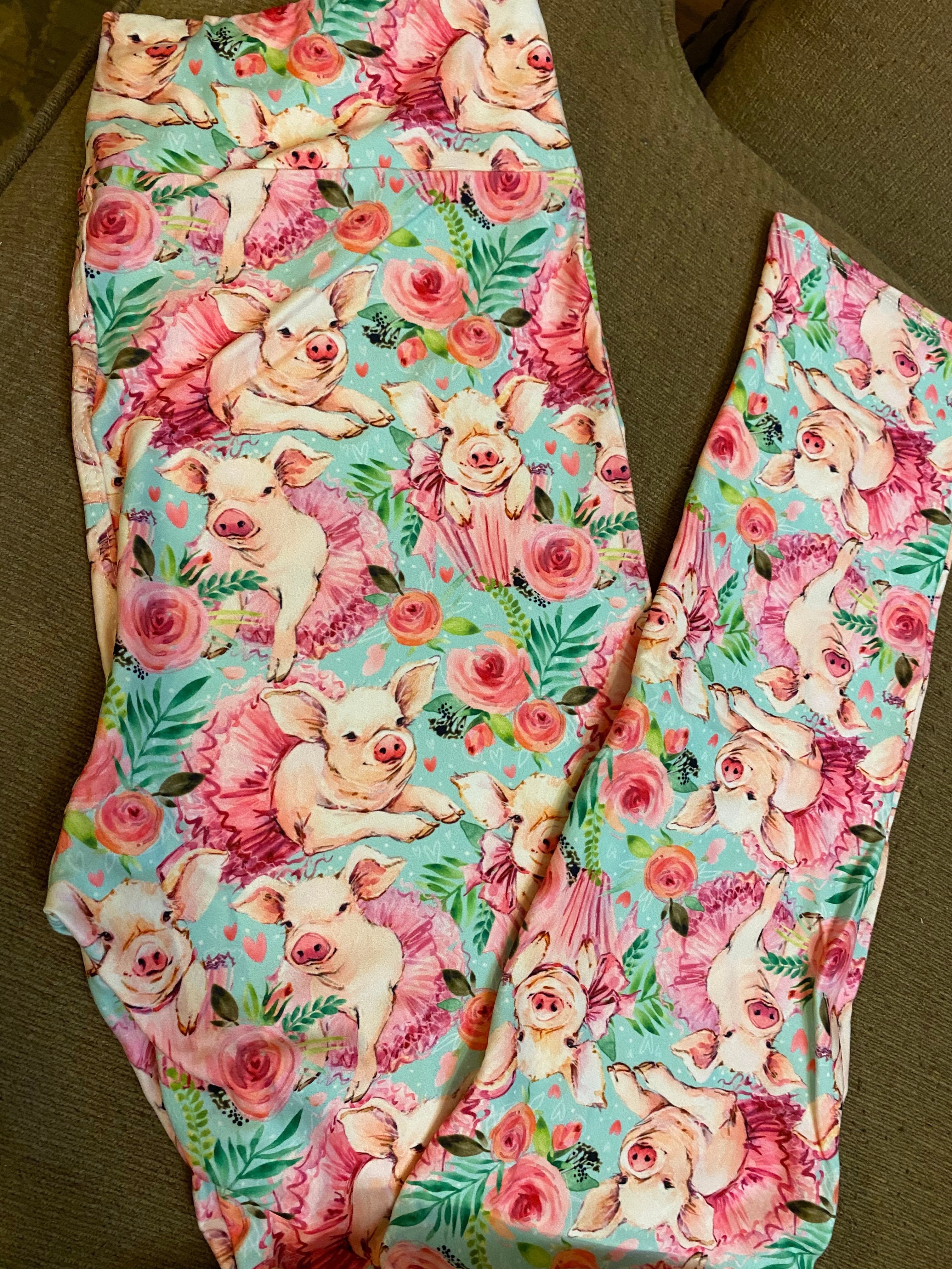 Tutu pigs os leggings