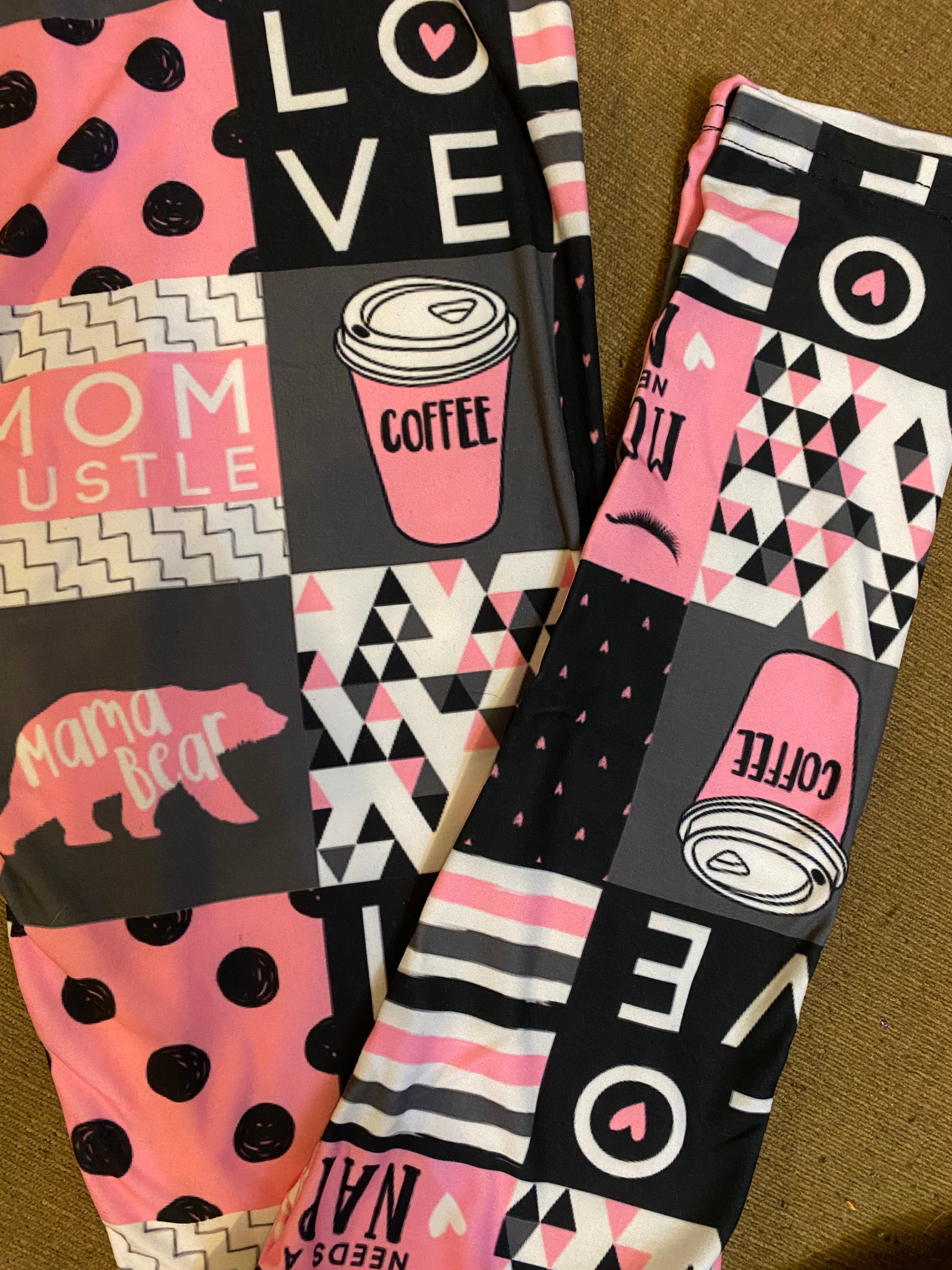 Mom hustle os leggings