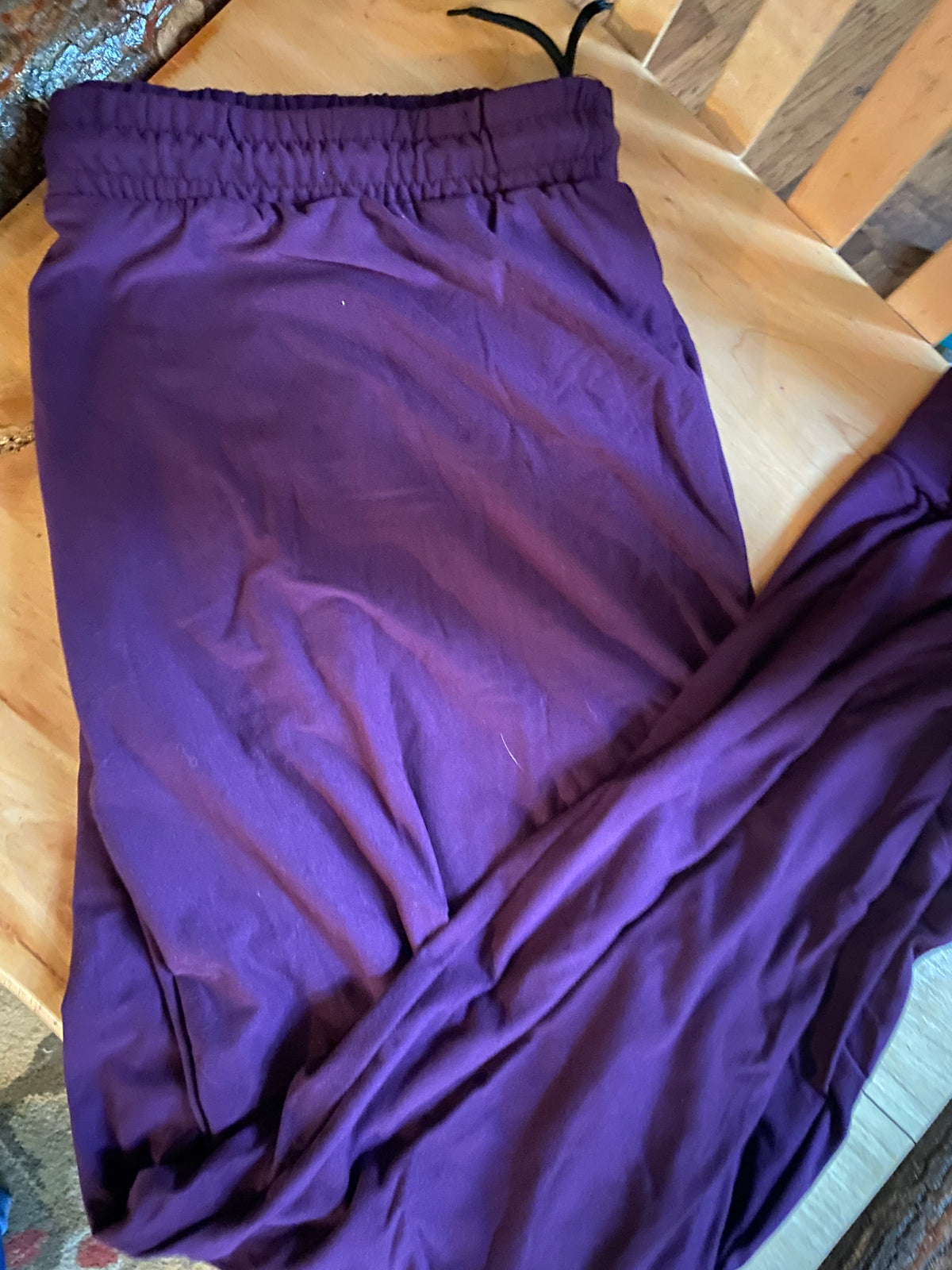 Purple l/xl joggers