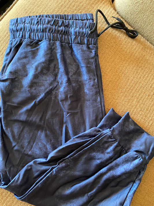 Grunge navy  l/xl capri joggers