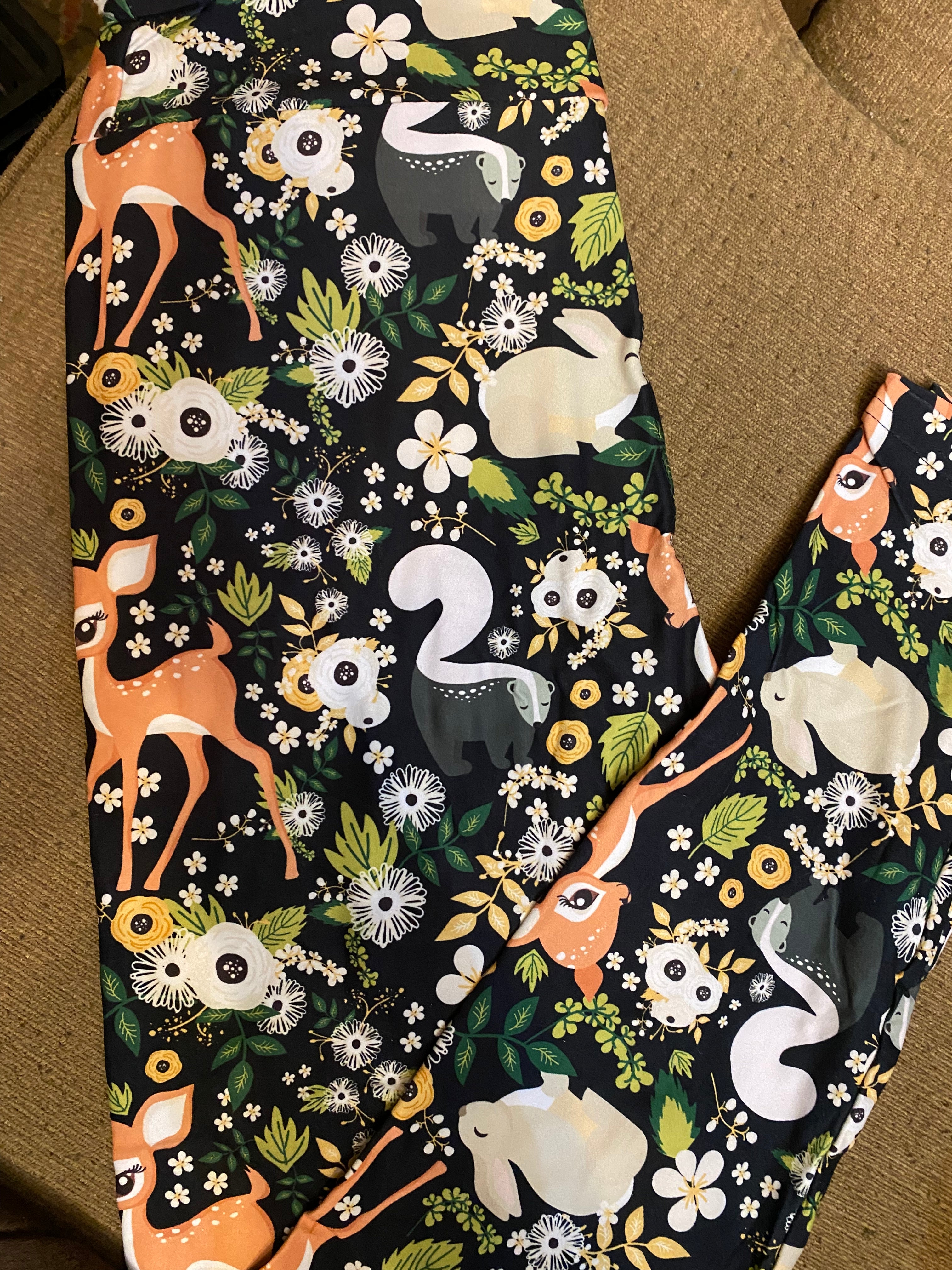 Woodland friends os leggings