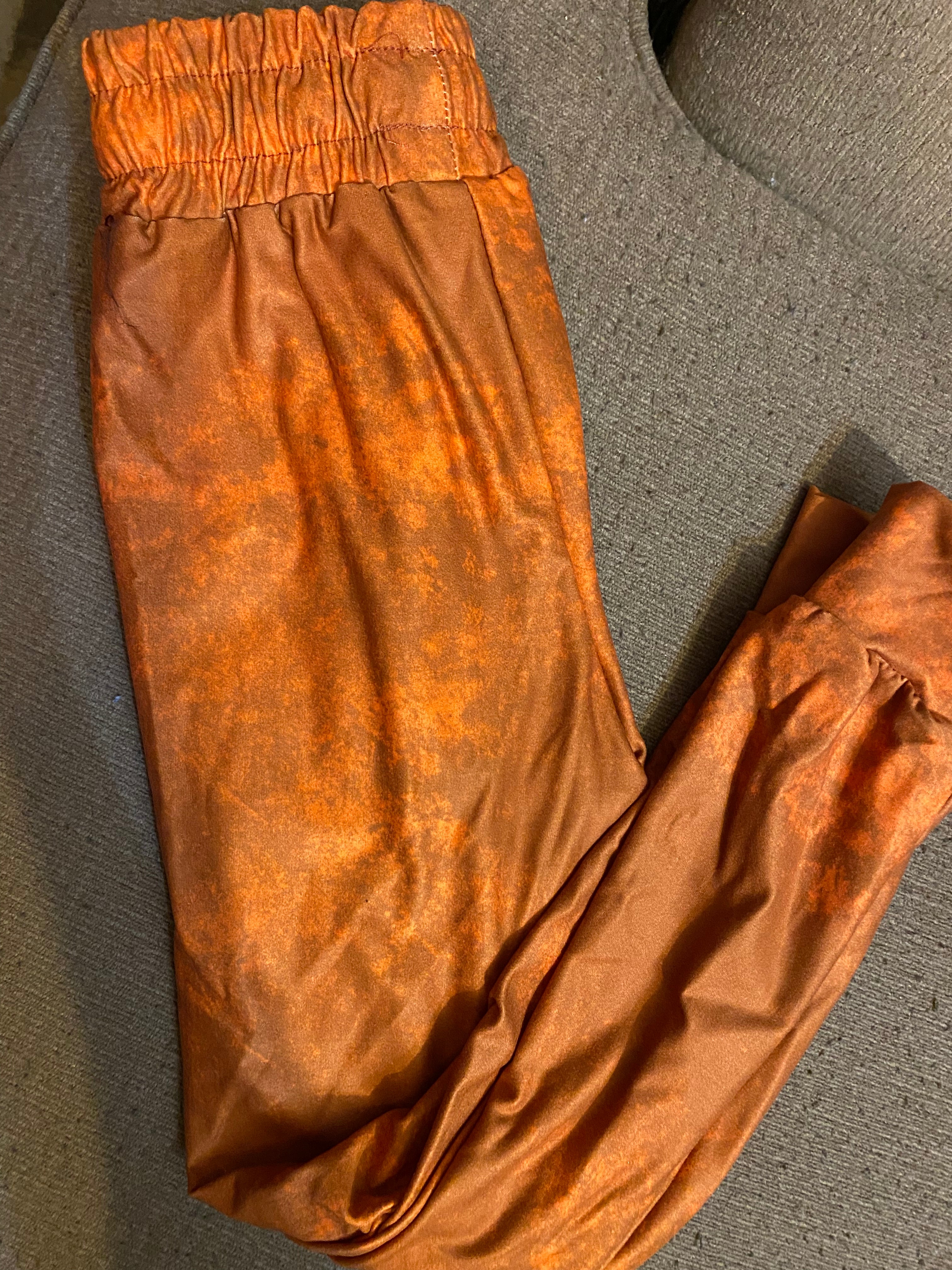 Burnt orange joggers toddler size