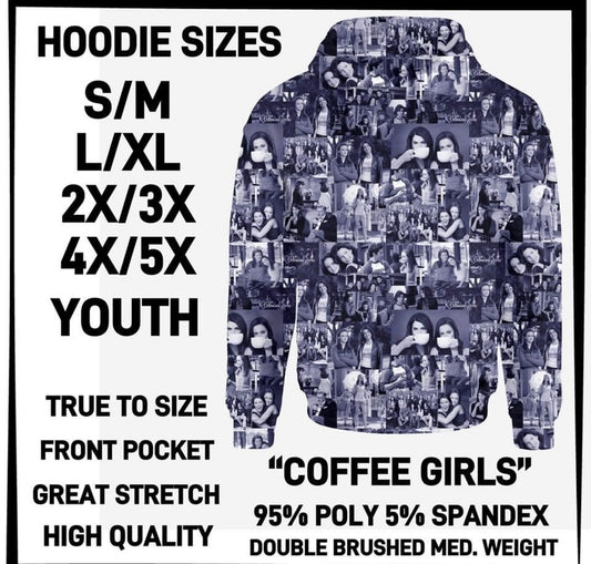 Coffee girls pullover hoodie