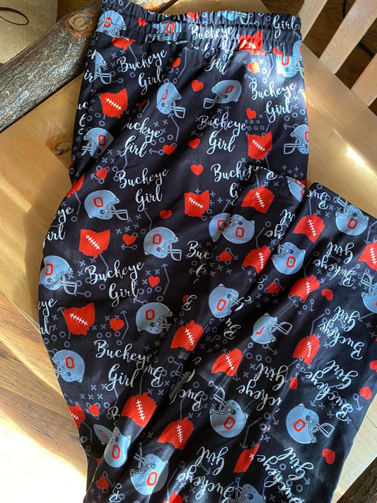 Buckeye girl lounge pants l/xl
