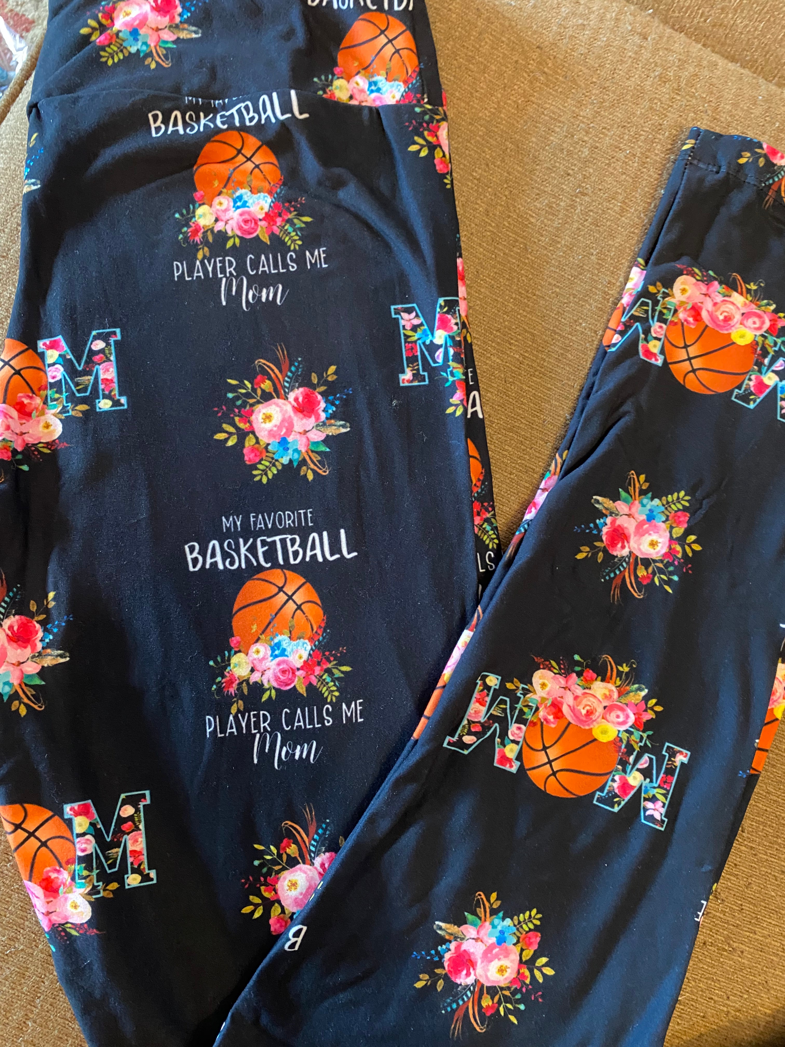 Basketball mom os leggings