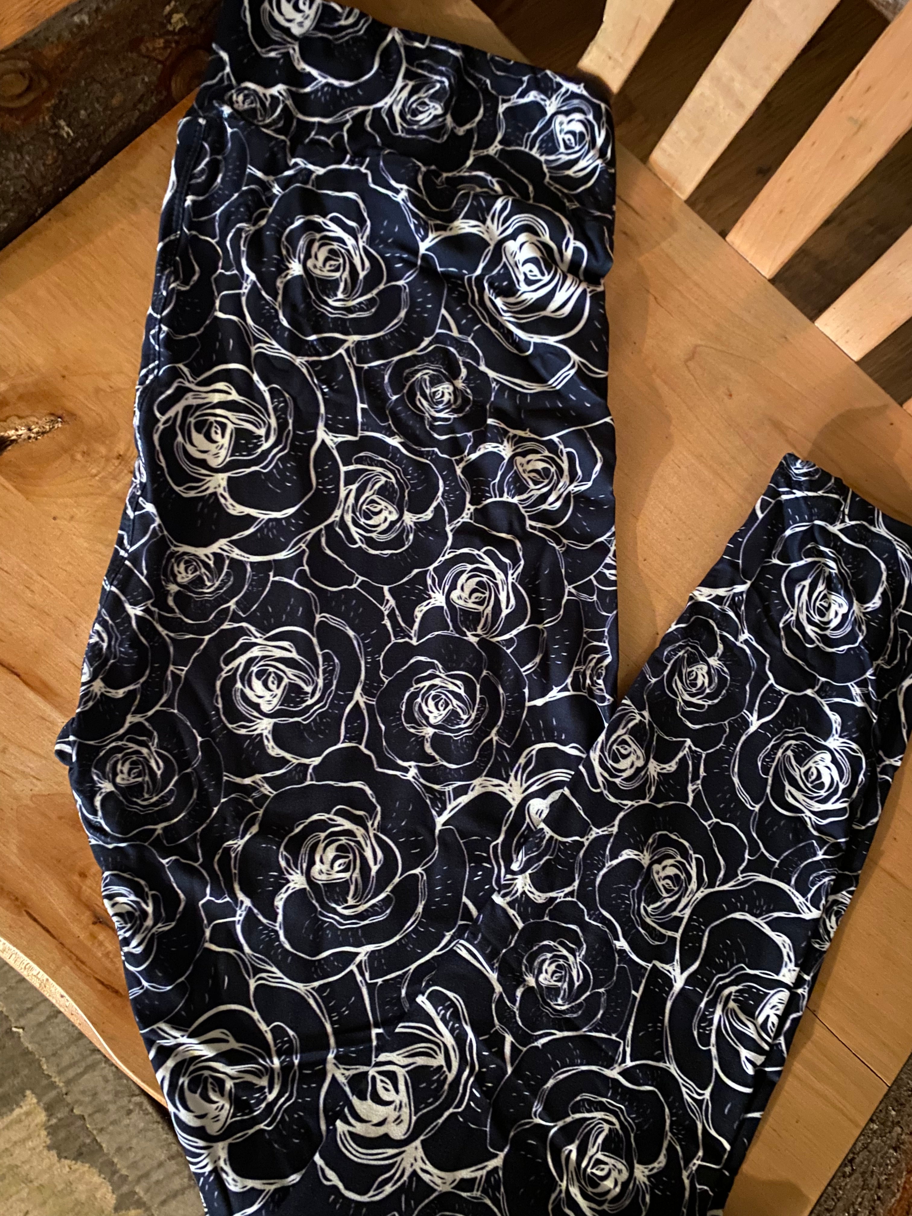 Outline roses tc leggings