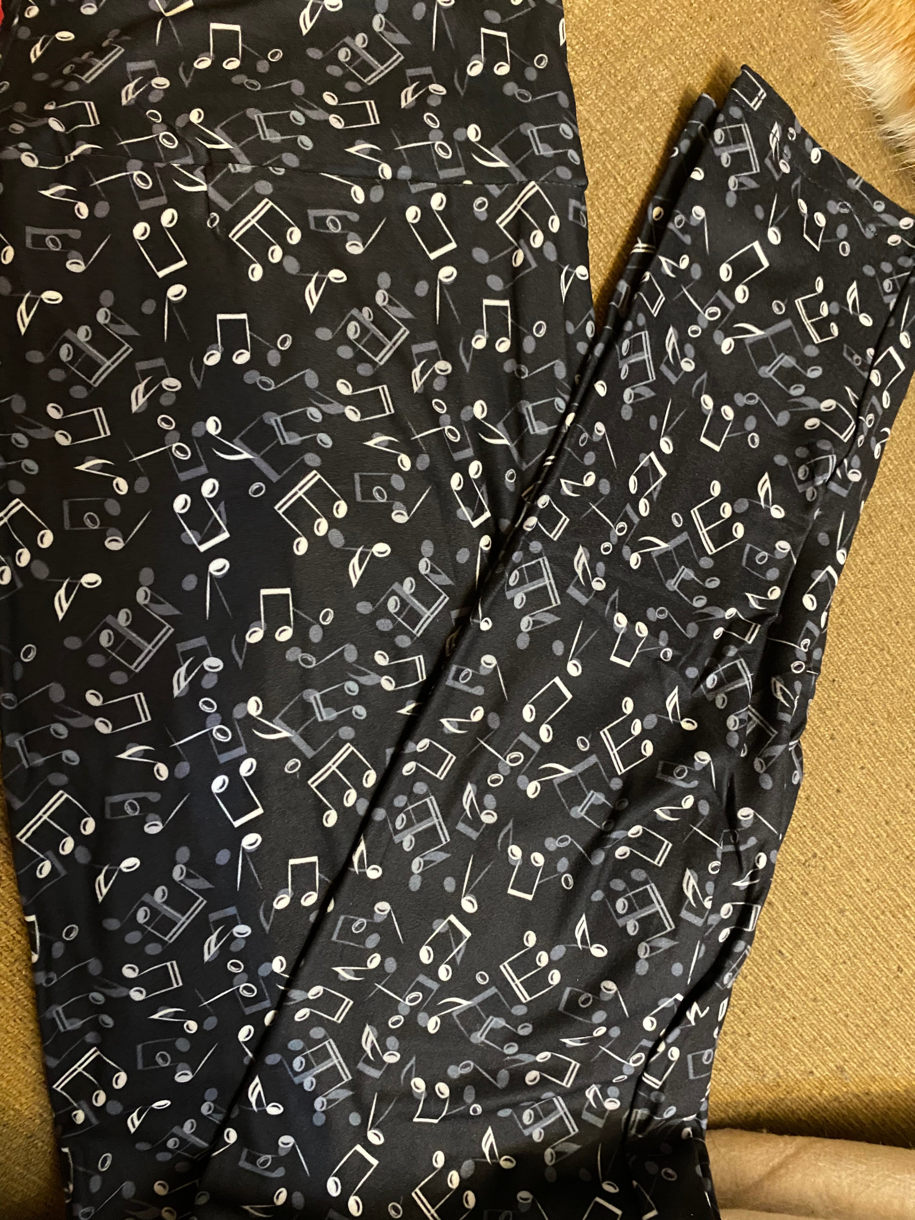 Music notes Tween leggings