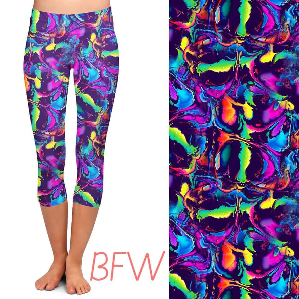Colorgasm leggings and capris with pockets