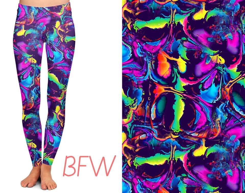 Colorgasm leggings and capris with pockets