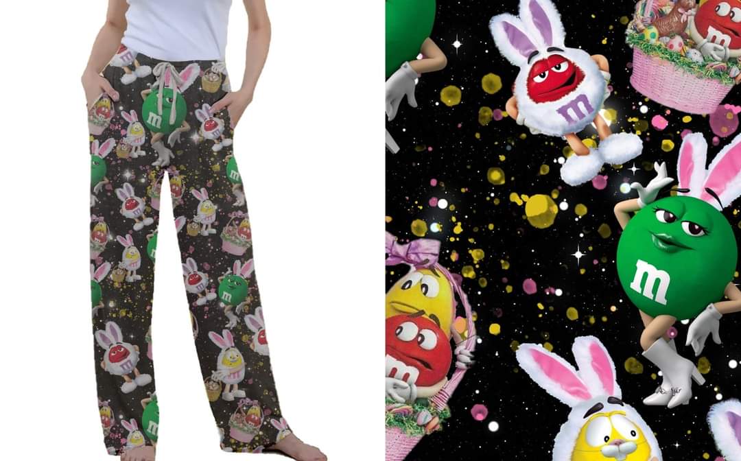 Sweet Easter leggings, capris, joggers and loungers with pockets