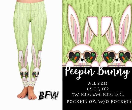 Peepin Bunnie leggings, capris, and loungers