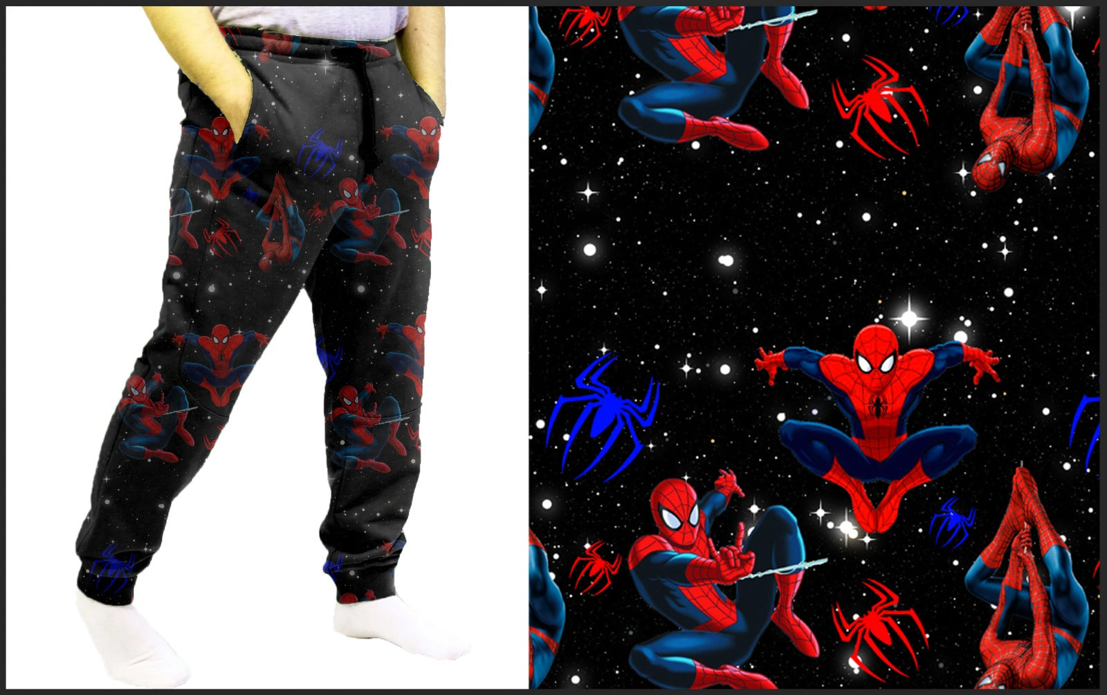 Spidey leggings, joggers, loungers and jogger shorts