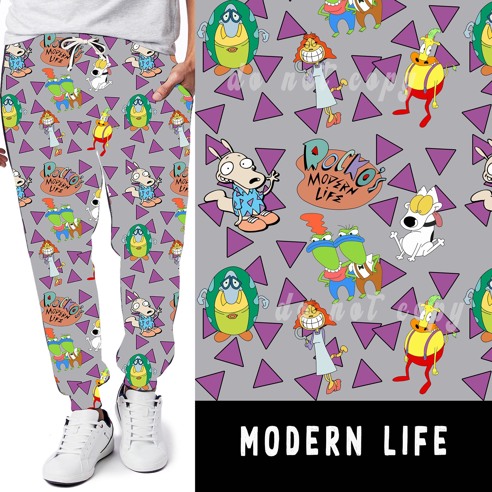 90'S TOON RUN- MODERN LIFE LEGGINGS/JOGGERS