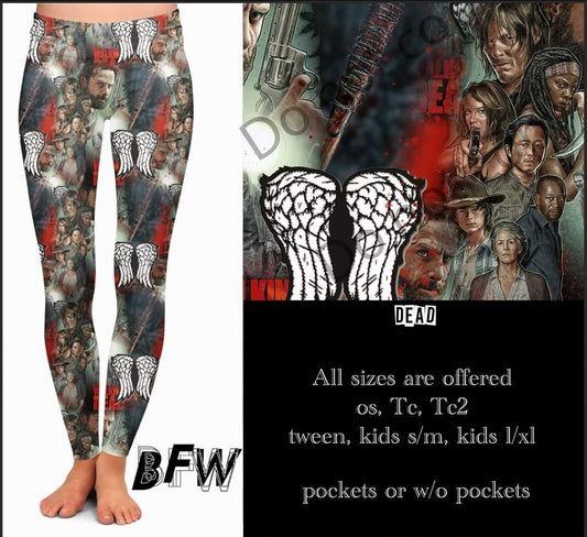 Dead leggings, capris, and lounge pants