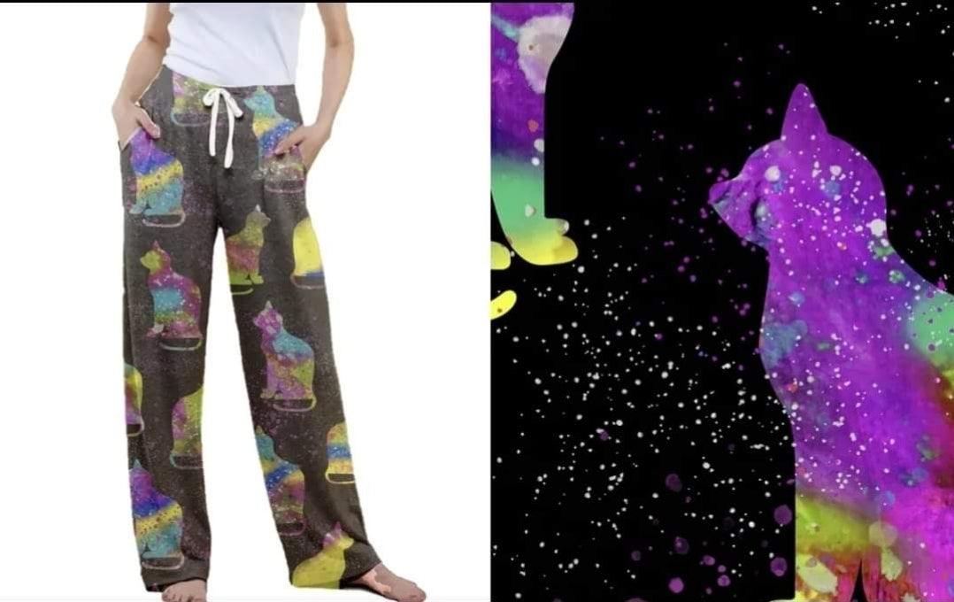 Galaxy Cat leggings and lounge pants