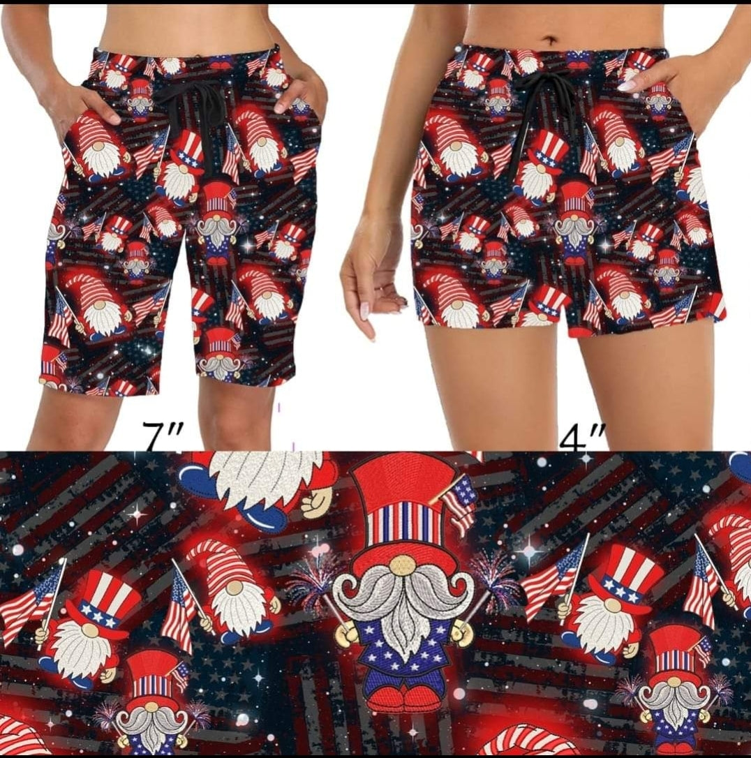 Patriotic Gnome Capris and Joggers