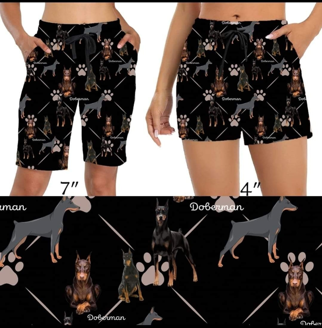 Doberman capris and joggers with pockets