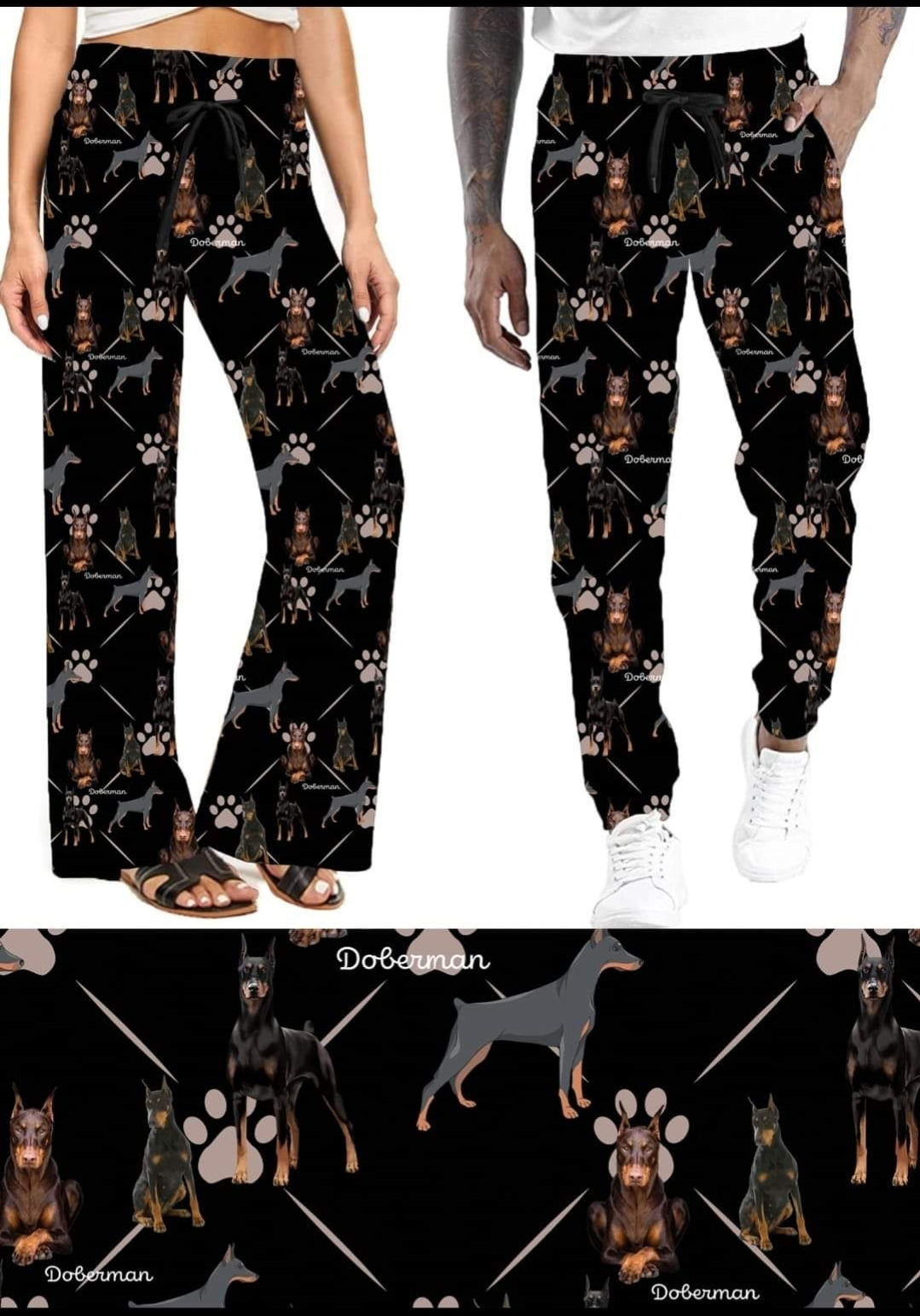 Doberman capris and joggers with pockets