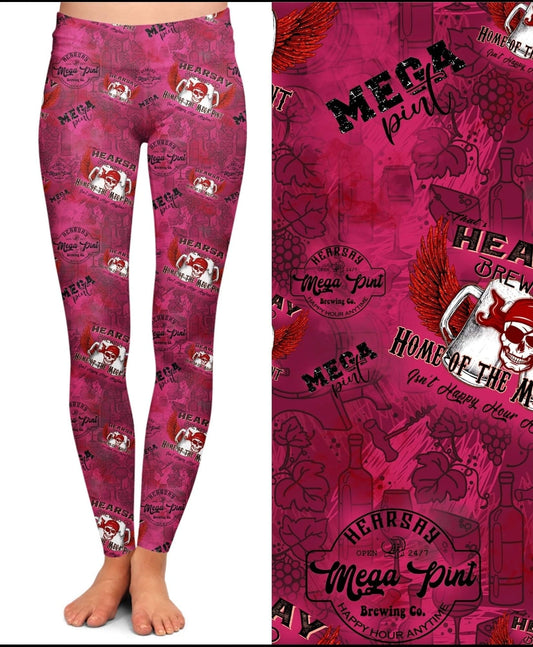 Mega Pint leggings, capris, capri lounge pants, skorts, and unisex jogger shorts with pockets