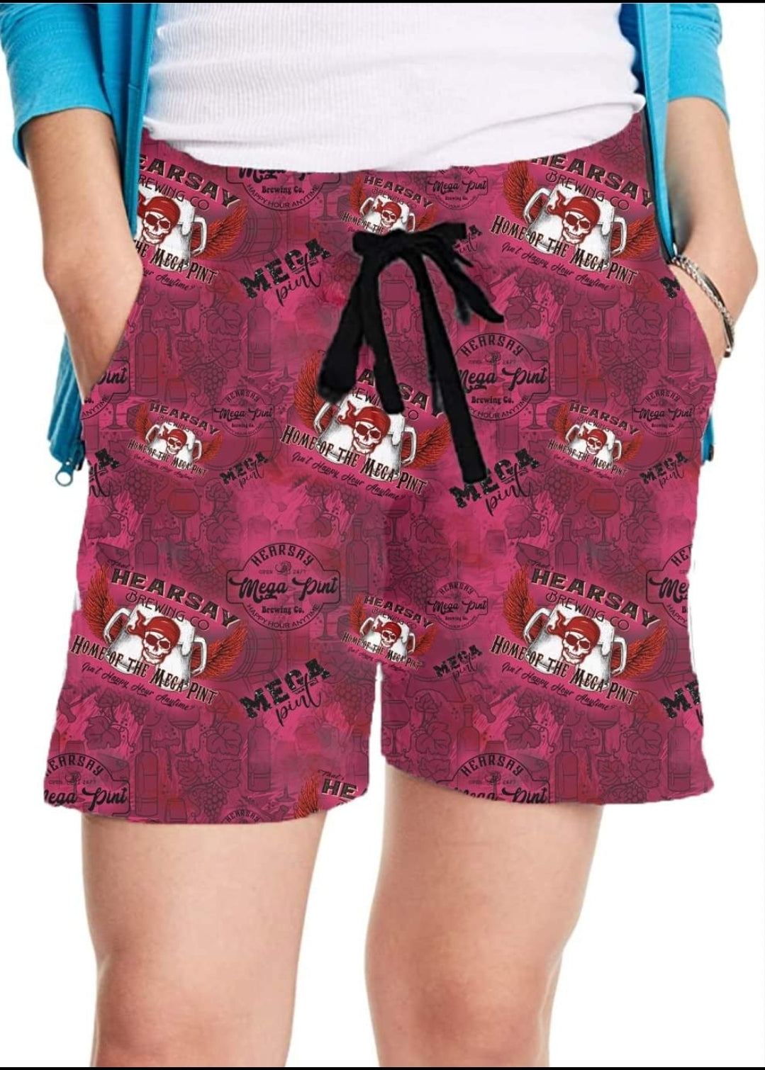 Mega Pint leggings, capris, capri lounge pants, skorts, and unisex jogger shorts with pockets