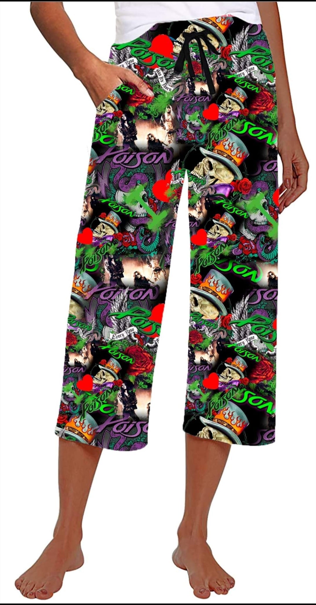 Poison leggings, capris and capri joggers