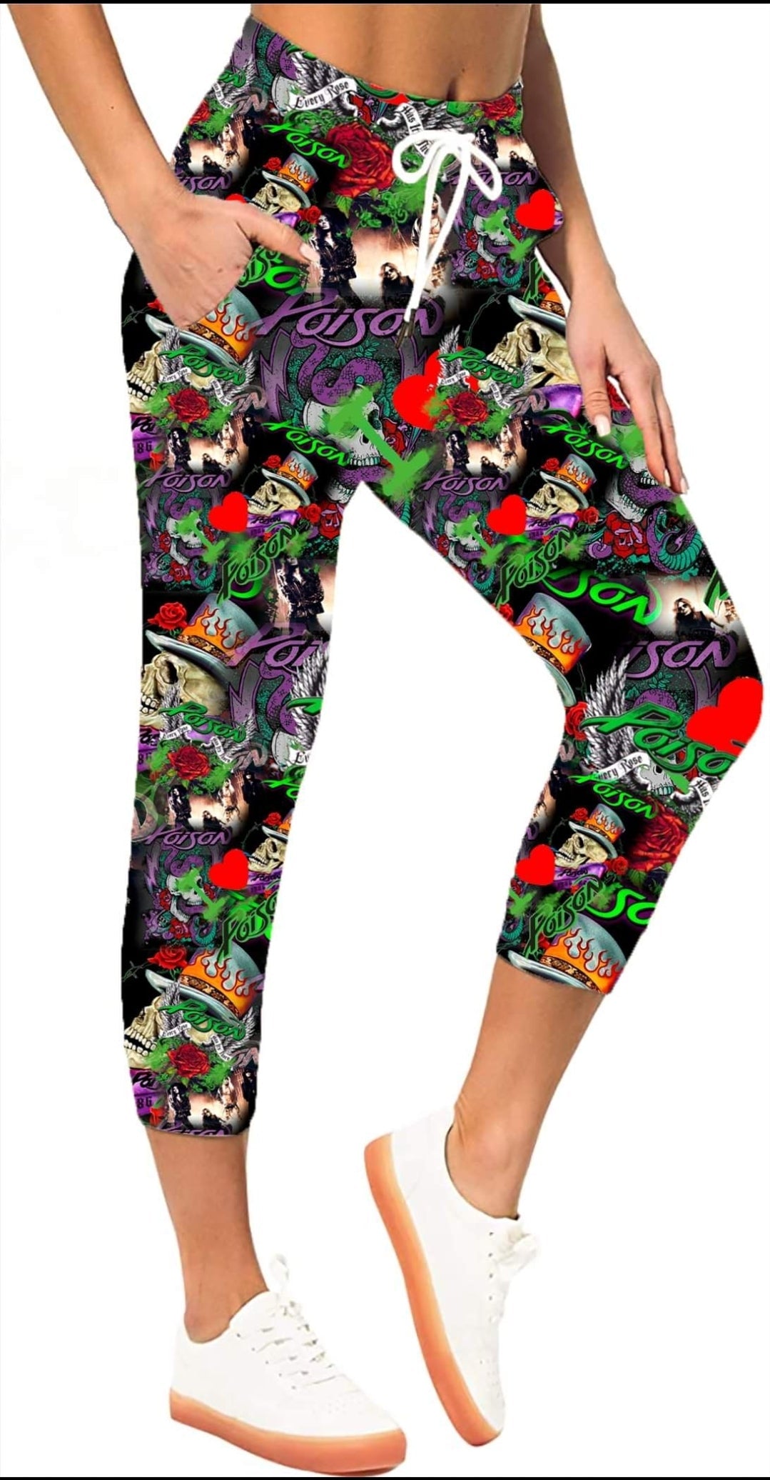 Poison leggings, capris and capri joggers