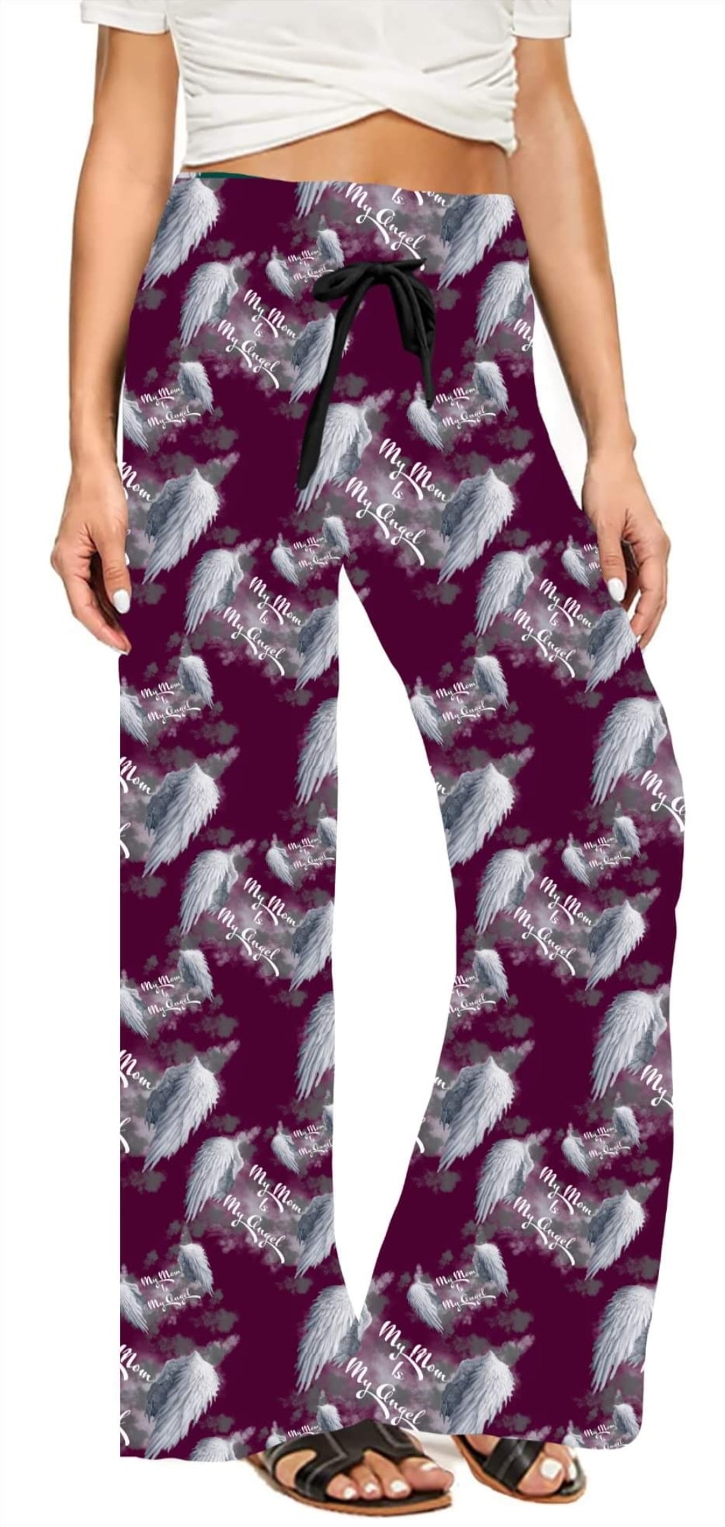 My Mom is My Angel leggings, capris, joggers, and loungers