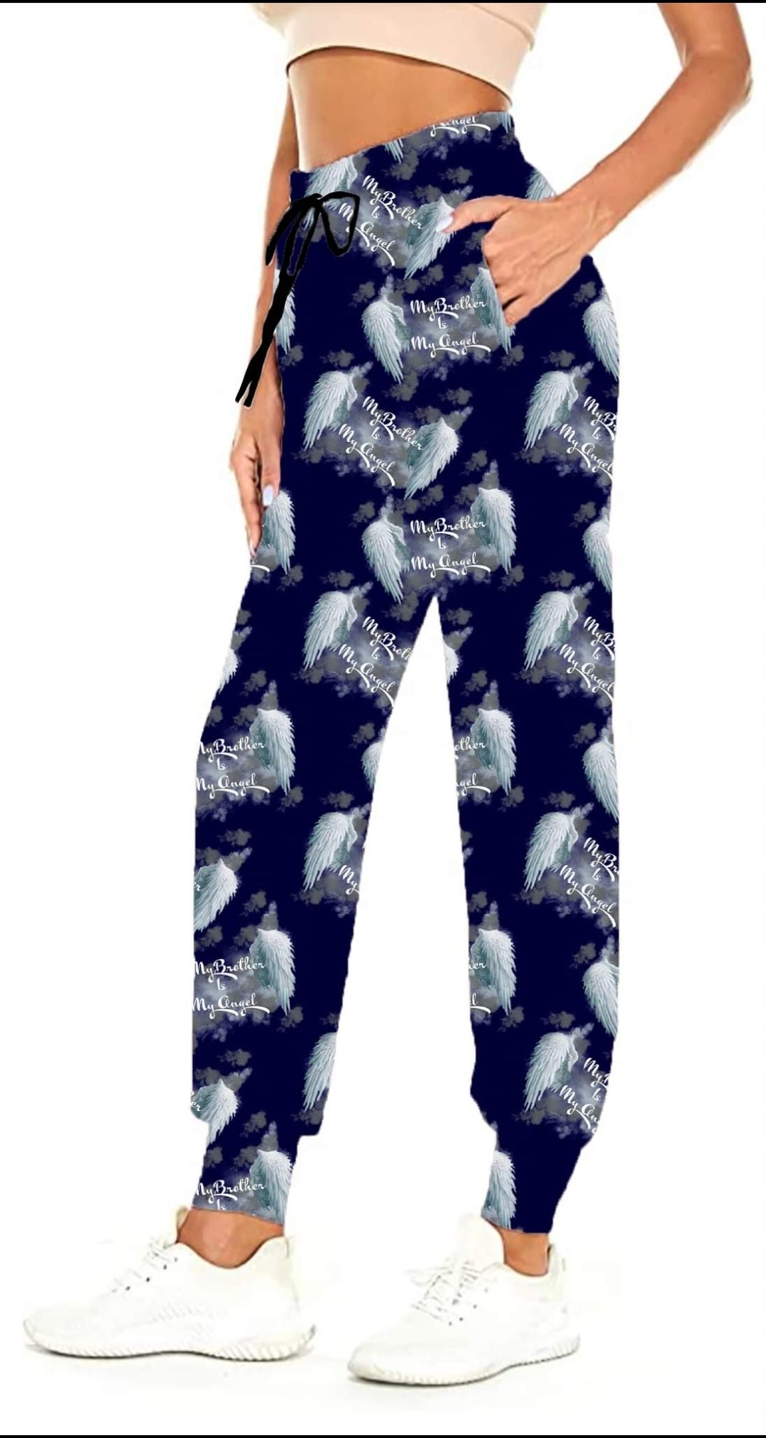 My Brother is My Angel leggings capris joggers and loungers