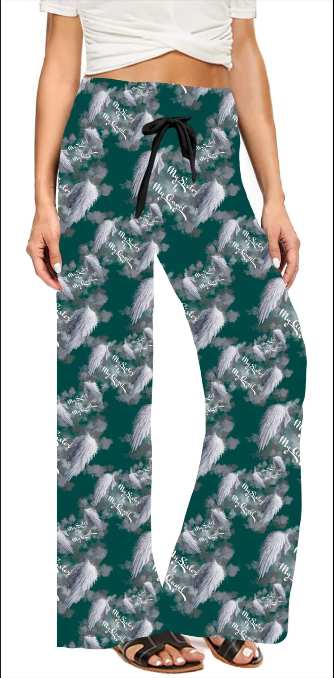 My Sister is My Angel leggings and capris with pockets