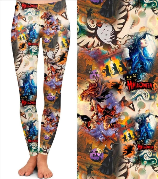 Witchy World leggings with pockets