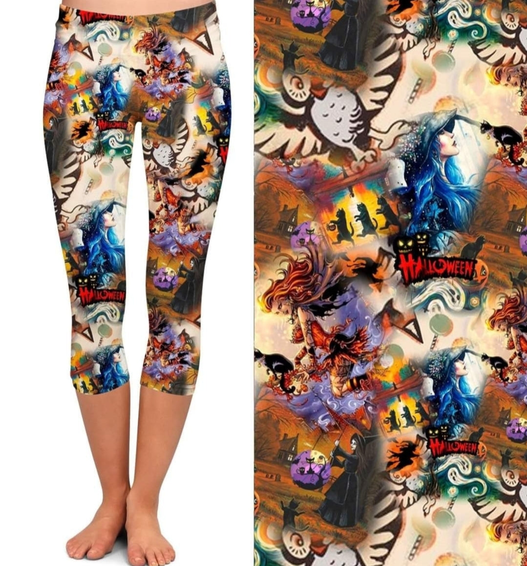 Witchy World leggings with pockets