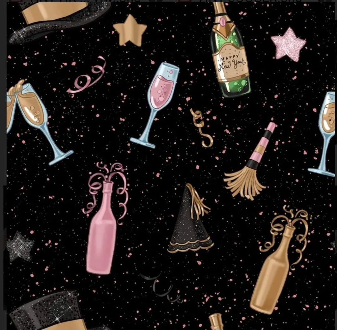 Celebrate New Years skorts, capris with pockets, and unisex joggers