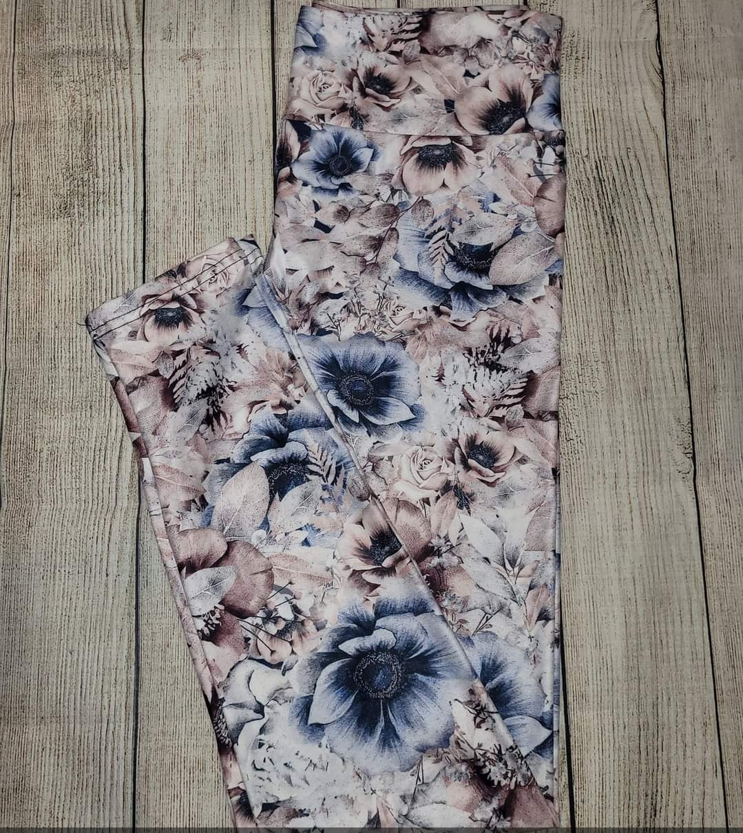 Summer Blooms  leggings, skorts, lounge pants, and 4 & 7" jogger shorts with pockets