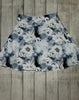 Floral Swan skorts with pockets