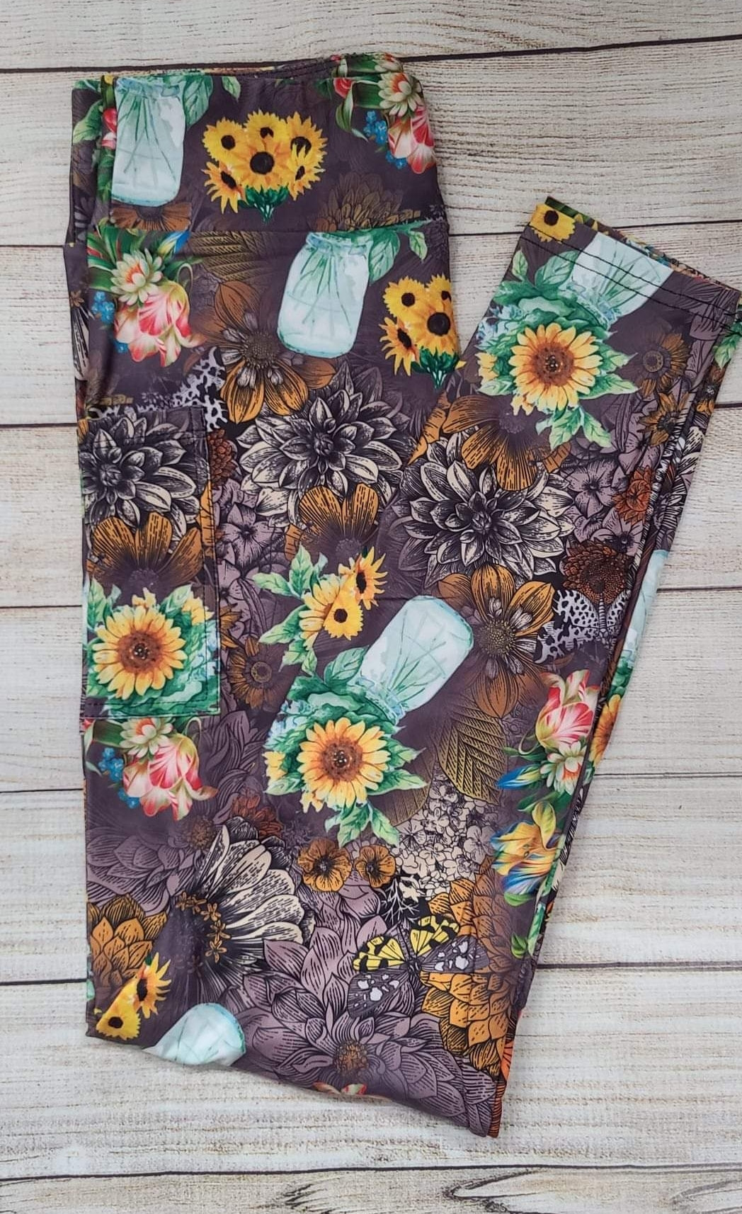 Sunflower Vibes Lounge Pants and Joggers with pockets