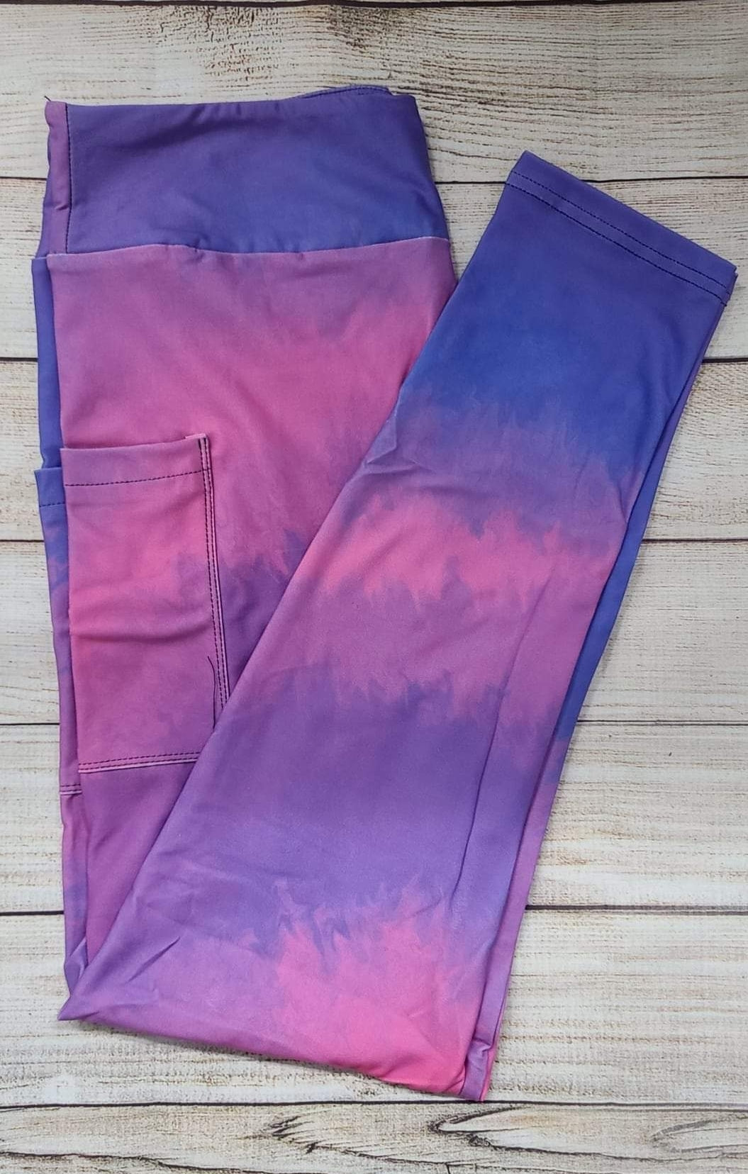 Pink Feels leggings and capris with pockets