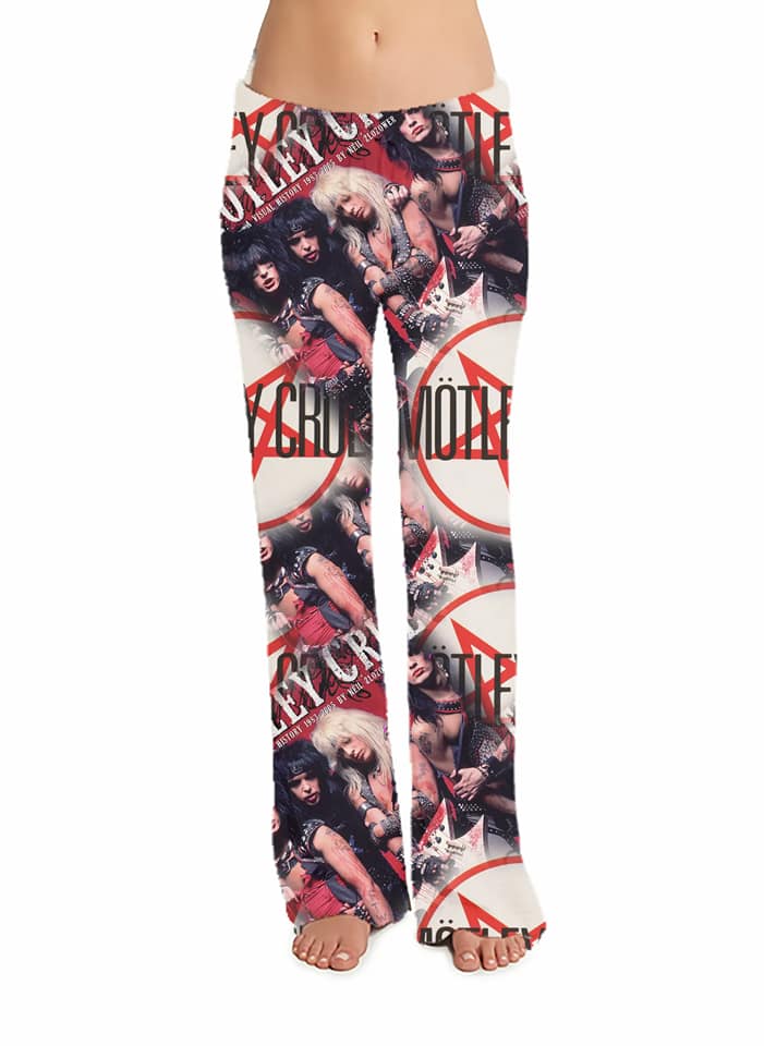 Motley Crue leggings, lounge pants, and joggers