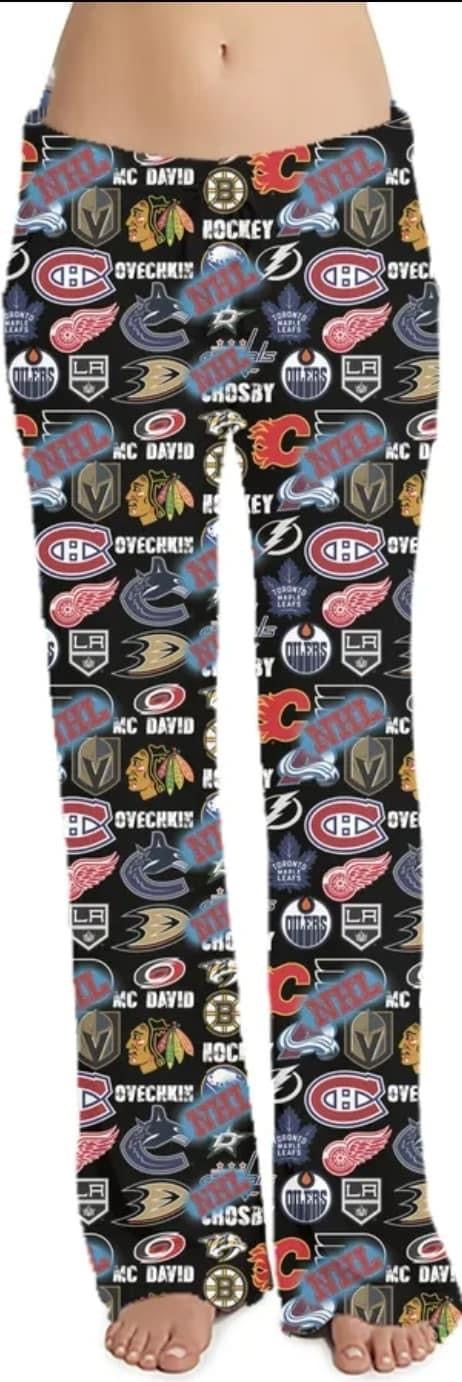 Hockey leggings, lounge pants, joggers