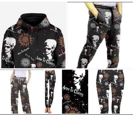 Chains hoodies, leggings, and joggers with pockets